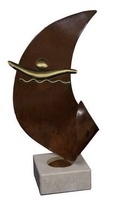 Trofeo de Latón forma Curva de Natacion Oriana