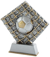 Trofeo de Resina Futbol pelota sobre red