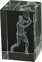 Trofeo de Tenis Lozoya Cubo de Cristal