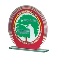 Trofeo de cristal. Modelo esteban