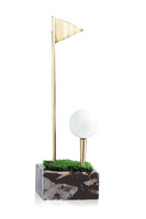 Trofeo de golf latón