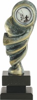 Trofeo de resina deportivo. Modelo cienequilla