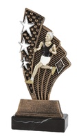 Trofeo de resina deportivo. Modelo del progreso