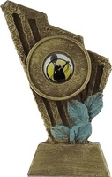 Trofeo de resina modelo uve