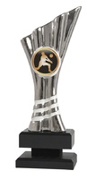 Trofeo de resina plateada Benavides