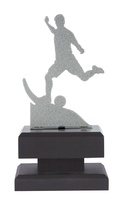 Trofeo deportes terminación acabado plateado