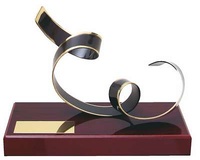 Trofeo diseño enrollado