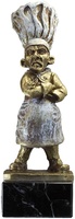 Trofeo dorado de cocina