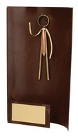 Trofeo ejecutivo rectangular