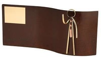 Trofeo ejecutivo rectangular ondulado