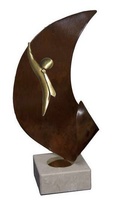 Trofeo en Laton para Negocios Oriana