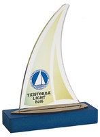 Trofeo en metacrilato a color de Vela.