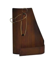 Trofeo en metal oxidado para Rugby