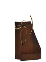 Trofeo en metal para Tiro con Arco acabado oxido