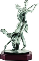 Trofeo en resina Baile.
