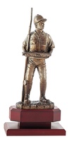 Trofeo en resina de Pesca, escultura.