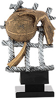 Trofeo en resina jugador de Baloncesto.