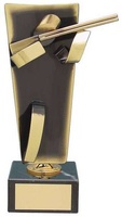 Trofeo escopeta latón. Trofeo Caza