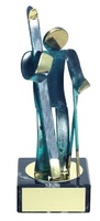 Trofeo esquí latón