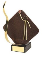 Trofeo fútbol árbitro rombo