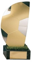 Trofeo fútbol medio balón