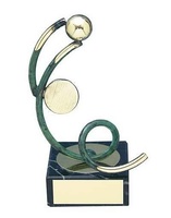 Trofeo fútbol portero artesanal