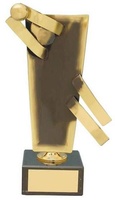 Trofeo fútbol portero latón