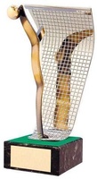 Trofeo fútbol portero portería y portero