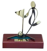 Trofeo fútbol sacando corner