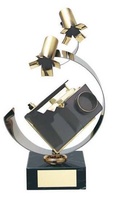 Trofeo fotografía cámara e iluminación
