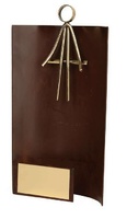 Trofeo futbolín rectangular