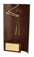 Trofeo golf aplique golfista