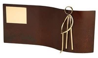 Trofeo golf rectangular ondulado