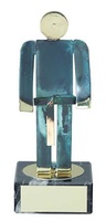 Trofeo judo artesanal latón