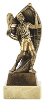 Trofeo jugador de Tenis en resina.