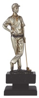 Trofeo jugador golf barandilla