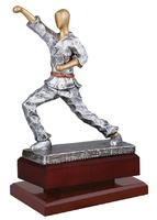 Trofeo karate en resina Modelo zaragoza