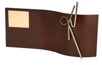 Trofeo karate rectangular ondulado