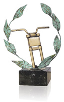 Trofeo latón de motos