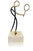 Trofeo latón de tenista
