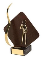 Trofeo música detalle rombo