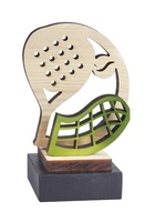 Trofeo madera de padel red verde