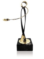Trofeo metal de cocina cocinero con sarten