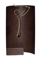 Trofeo metal en acabado oxido para Golf
