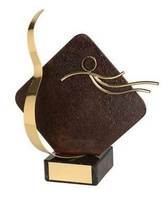 Trofeo natación rombo