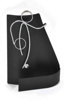 Trofeo negro  Laton Bolos