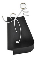 Trofeo negro forma Laton Baloncesto