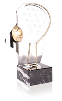 Trofeo padel de acero