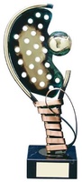 Trofeo padel raqueta y pelota