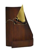 Trofeo para Vela realizado en metal acabado oxido